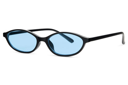 Trendy Sleek Oval Sunglasses