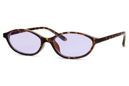 Trendy Sleek Oval Sunglasses