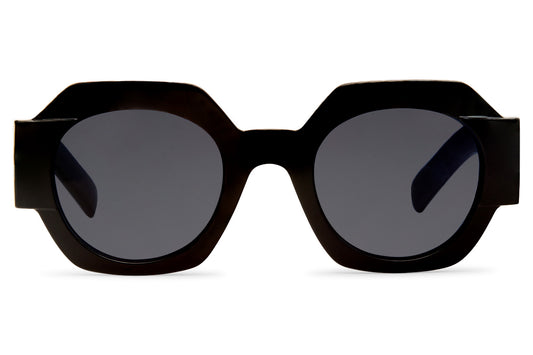 Bold Frame Geometric Sunglasses