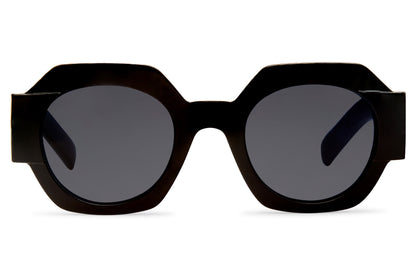 Bold Frame Geometric Sunglasses