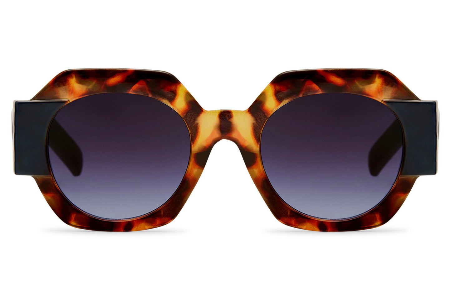 Bold Frame Geometric Sunglasses