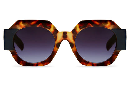 Bold Frame Geometric Sunglasses