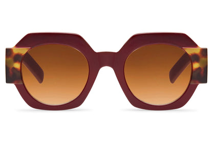 Bold Frame Geometric Sunglasses