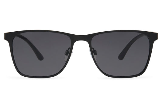 Black Eco Rectangle Sunglasses