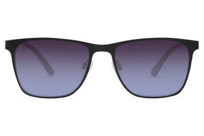Black Eco Rectangle Sunglasses