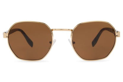 Geometric Round Sunglasses