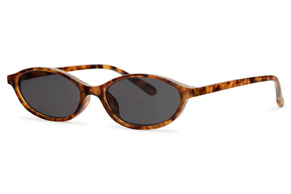 Trendy Sleek Oval Sunglasses