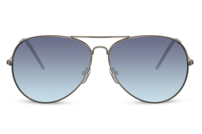 Enhance your style and protect your eyes with these Aviator sunglasses with a metal frame, designed to deliver both timeless fashion and superior sun protection. Available in a variety of vibrant lens colors and crafted with 100% recycled lenses, these sunglasses offer eco-conscious luxury without compromising on style.