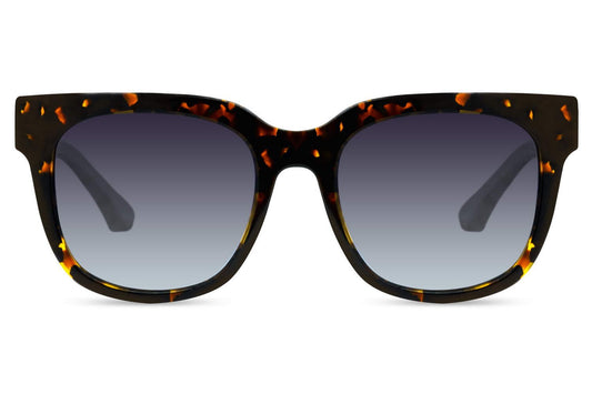 Elevate your accessory game with our Black Animal Print Oversized Sunglasses, designed for those who love making a statement. Crafted from durable acetate, these sunglasses feature a trendy oversized frame with a striking black animal print design. Equipped with polarized lenses, they offer superior glare reduction and 100% UV protection for stylish and safe outdoor adventures.