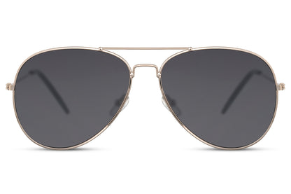 Enhance your style and protect your eyes with these Aviator sunglasses with a metal frame, designed to deliver both timeless fashion and superior sun protection. Available in a variety of vibrant lens colors and crafted with 100% recycled lenses, these sunglasses offer eco-conscious luxury without compromising on style.