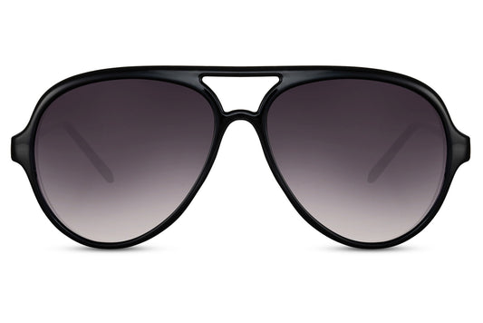 Step up your style game with our Black Aviator Sunglasses for Men, made from 100% recycled polyester, offering eco-friendly protection and fashion-forward design. With 100% UV protection, these sunglasses are designed to block harmful UVA and UVB rays, ensuring your eyes stay safe and comfortable.