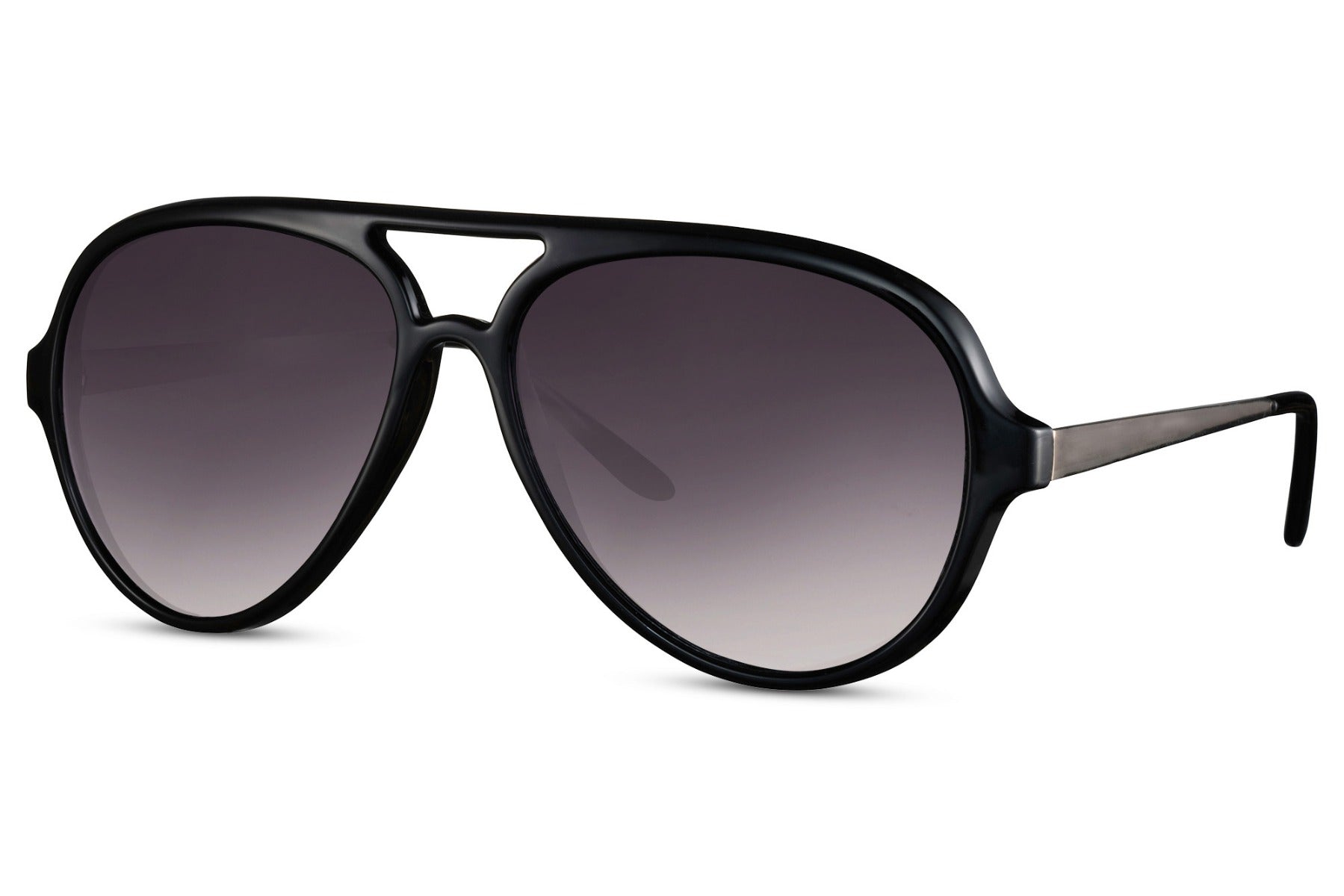 Step up your style game with our Black Aviator Sunglasses for Men, made from 100% recycled polyester, offering eco-friendly protection and fashion-forward design. With 100% UV protection, these sunglasses are designed to block harmful UVA and UVB rays, ensuring your eyes stay safe and comfortable.