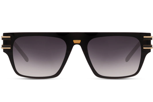 Add a bold touch to your eyewear collection with these Black  Square Sunglasses. Combining modern metal and polycarbonate materials with a sleek square frame design, these sunglasses offer 100% UV protection, ensuring both style and eye safety. Perfect for any outdoor occasion, these sunglasses provide a high-fashion look while shielding your eyes from harmful sun rays.