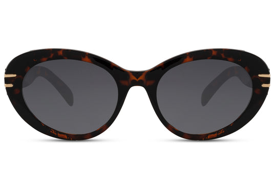 Elevate your style while making an eco-conscious choice with these animal print cat eye sunglasses. Perfectly blending sustainability and elegance, these sunglasses are your go-to accessory for sunny days in the UK.