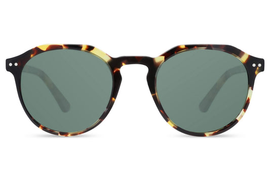 Embrace a unique and trendy look with our Green Animal Print Round Sunglasses, designed to make a statement. Featuring a striking black animal print frame and vibrant green polarized lenses, these sunglasses not only offer protection but also elevate your style. Crafted from durable acetate, these sunglasses provide lightweight comfort while ensuring 100% UV protection for your eyes.