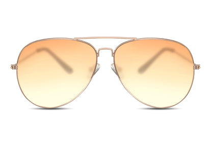 Enhance your style and protect your eyes with these Aviator sunglasses with a metal frame, designed to deliver both timeless fashion and superior sun protection. Available in a variety of vibrant lens colors and crafted with 100% recycled lenses, these sunglasses offer eco-conscious luxury without compromising on style.