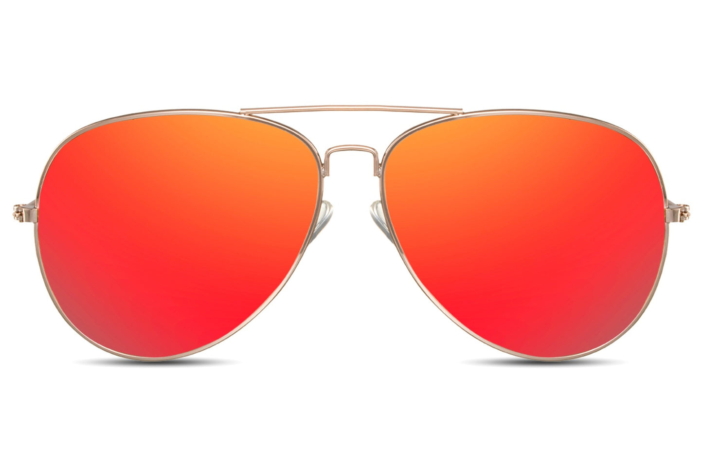 Enhance your style and protect your eyes with these Aviator sunglasses with a metal frame, designed to deliver both timeless fashion and superior sun protection. Available in a variety of vibrant lens colors and crafted with 100% recycled lenses, these sunglasses offer eco-conscious luxury without compromising on style.