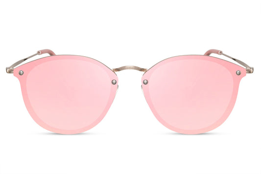 Pink Mirrored Sunglass