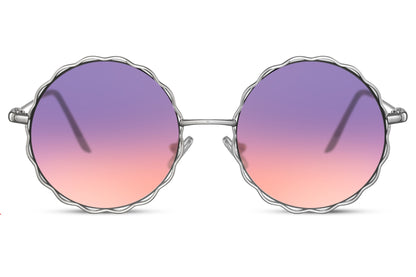 Purple Round Sunglass