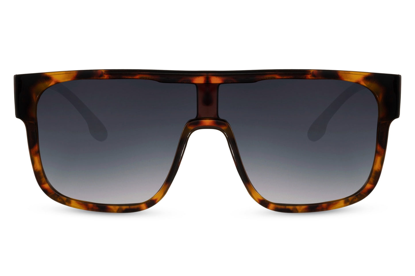 Brown Animal Print Oversized Sunglass