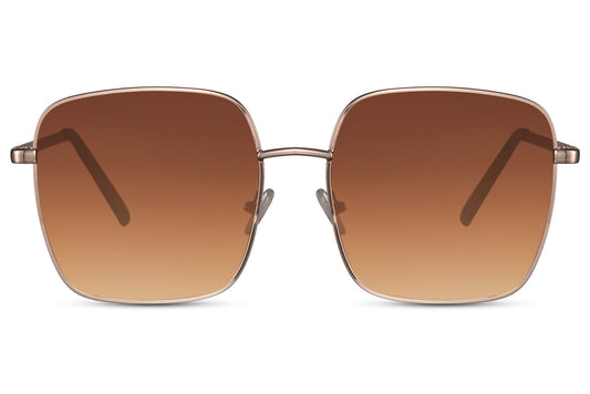 Brown Oversized Sunglasses