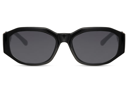 Designer Geometric Cateye Sunglasses