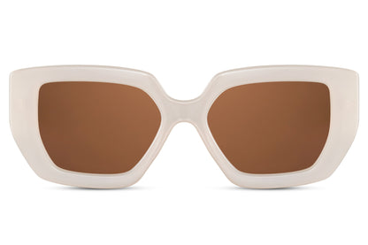 Classic Design Geometric Cateye Sunglasses