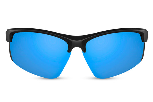 Mirrored Sports Sunglasses - Visor Style