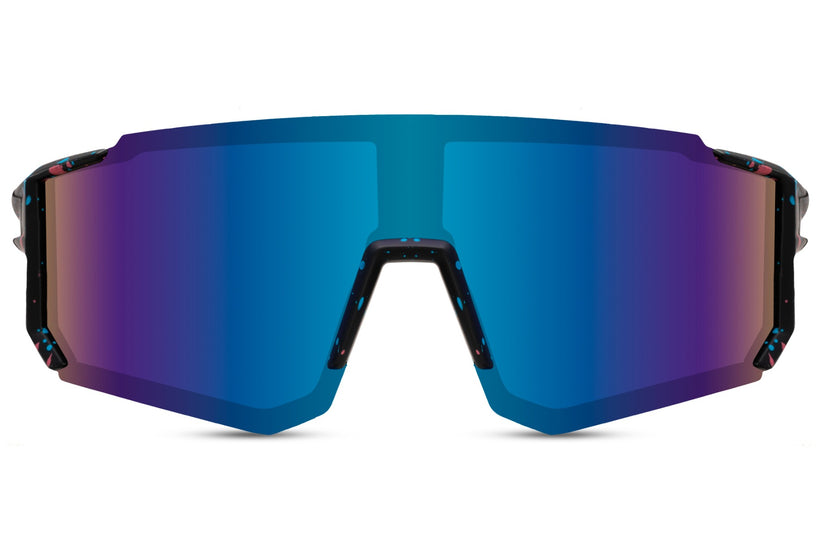 Reflective Shield Sports Sunglasses