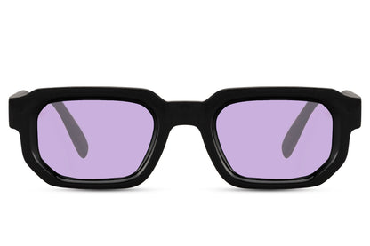 Colorful Geometric Rectangle Sunglasses