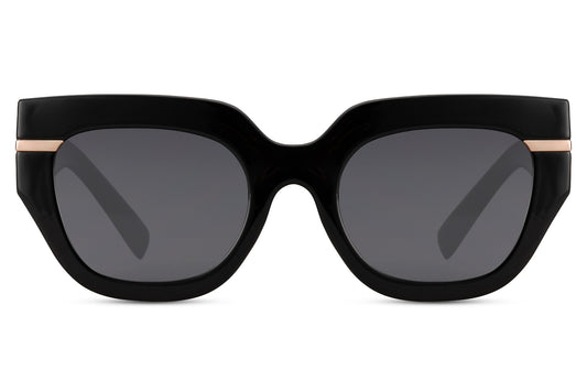 Chunky Bold Cat-Eye Sunglasses