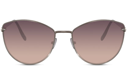 Oversized Brown Cateye Sunglasses