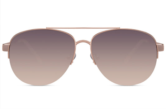 Brown Aviator Sunglasses - Classic Elegance Redefined