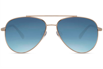 Premium Aviator Sunglasses Silver & Gold Frame