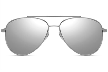 Premium Aviator Sunglasses Silver & Gold Frame