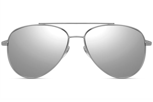 Premium Aviator Sunglasses Silver & Gold Frame