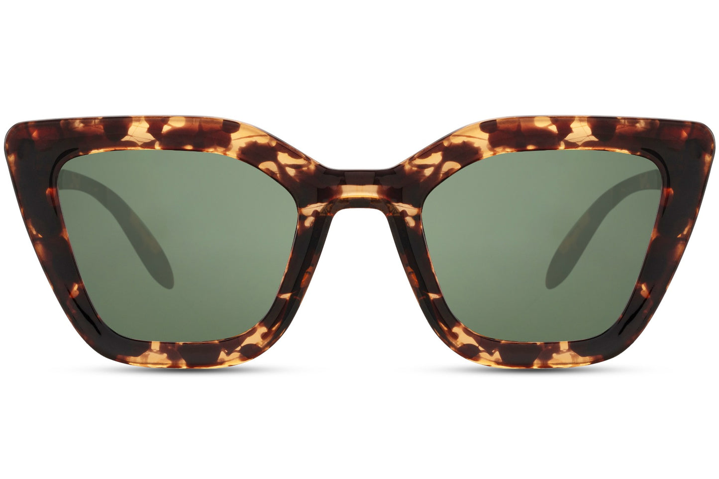 Oversized Animal Print Cateye Sunglasses