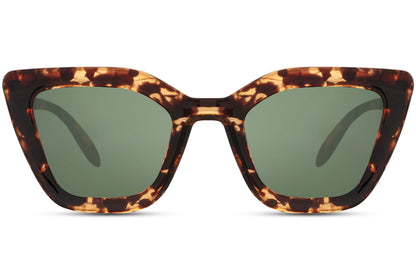 Oversized Animal Print Cateye Sunglasses