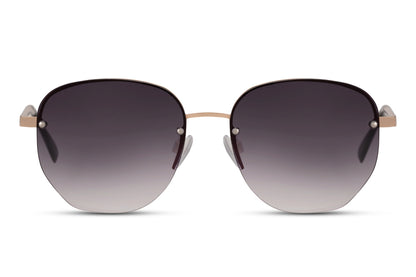 Rimless Oversized Sunglasses