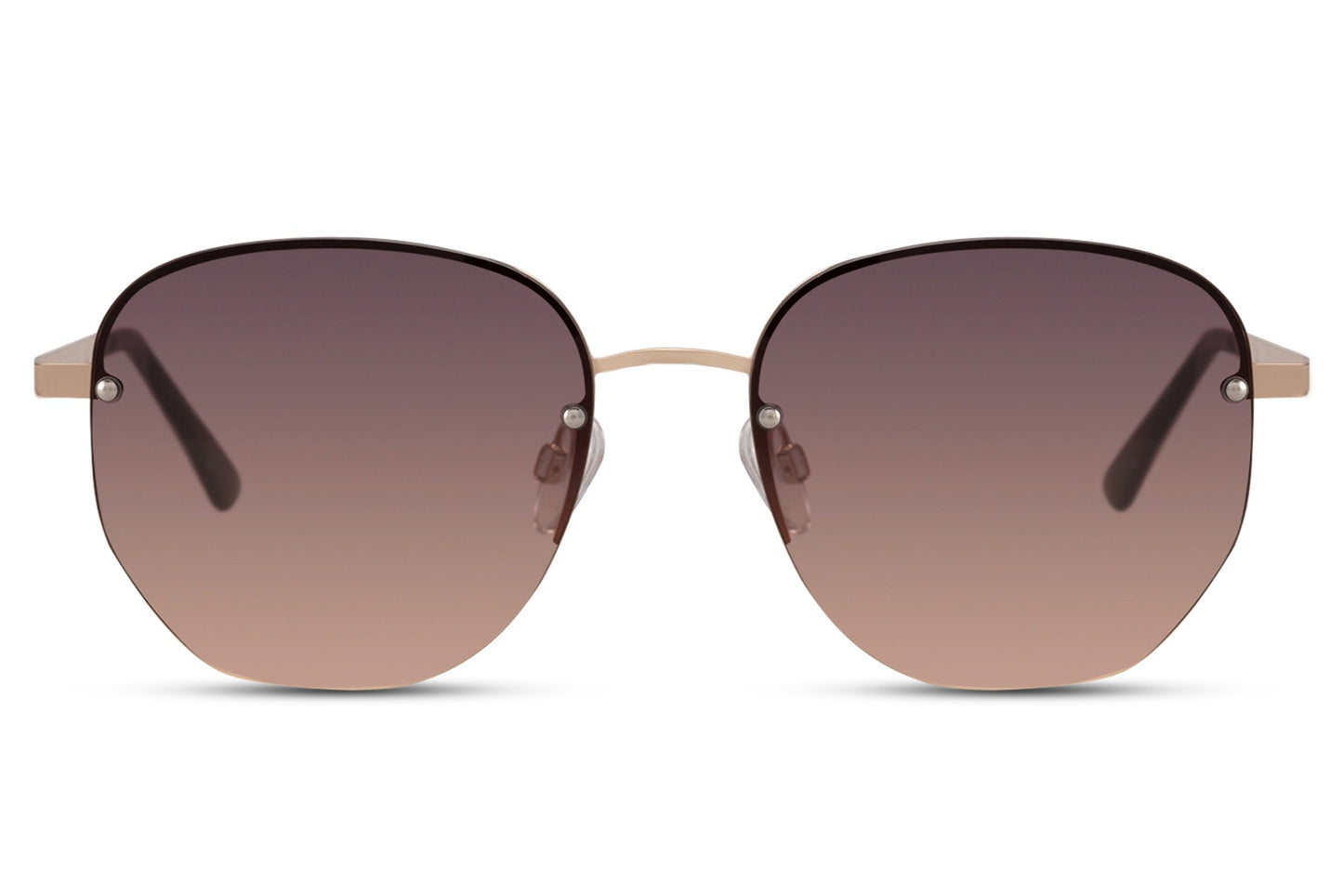 Rimless Oversized Sunglasses