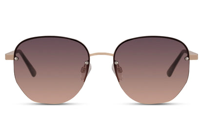 Rimless Oversized Sunglasses