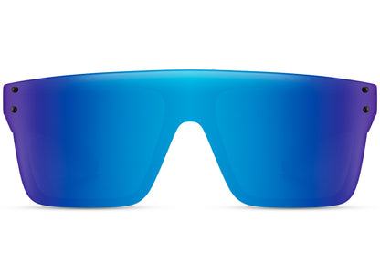 Oversized Mirrored Sports Sunglasses