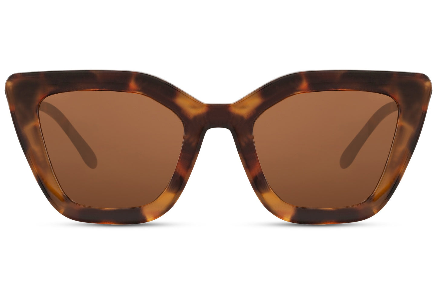 Oversized Animal Print Cateye Sunglasses