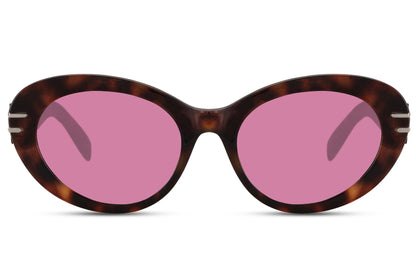 Animal Print Cateye Sunglasses - Eco Friendly