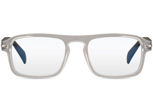 White Frame Blue Light Filter Glasses