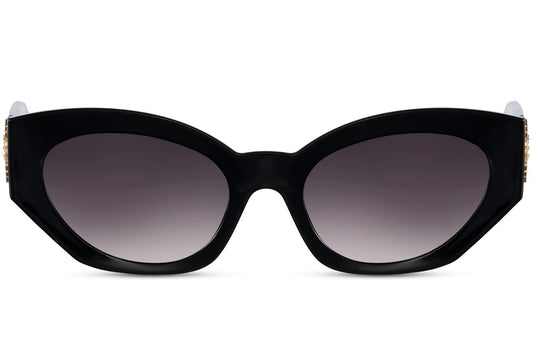 Black Geometric Sunglasses