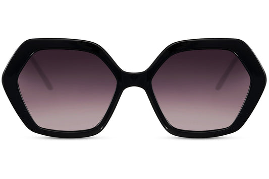 Black Geometric Sunglasses