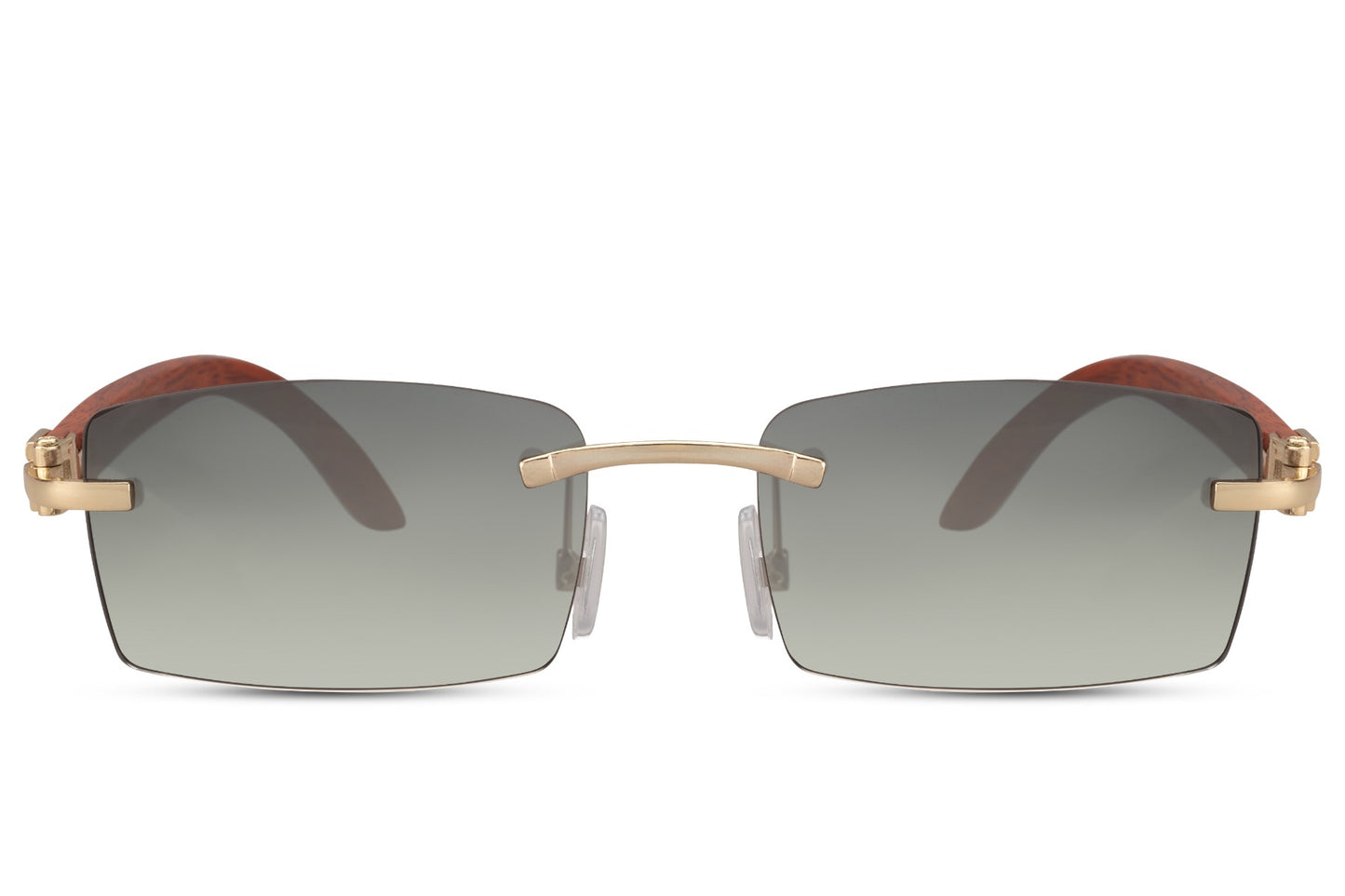 Rimless Rectangle Sunglasses