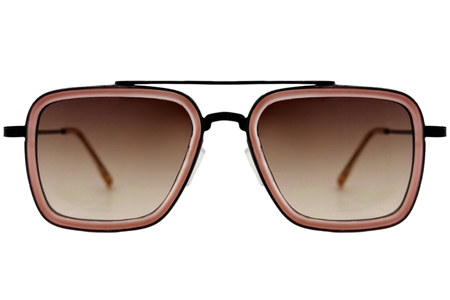 Black Retro Tinted Sunglasses