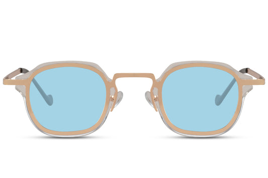 Round Geometric Sunglasses